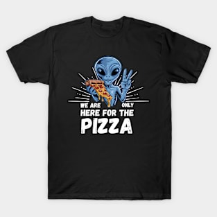 Peace, Love, and Pizza from Outer Space T-Shirt